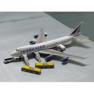 Transaero Airlines 俄罗斯洲际航空 Boeing 747-200 VQ-BQA  604480 Magic 1:400