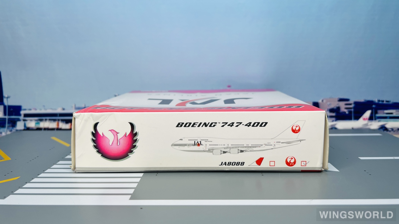 Phoenix 1:400 PH10345B Japan Airlines 日本航空 Boeing 747-400 JA8088