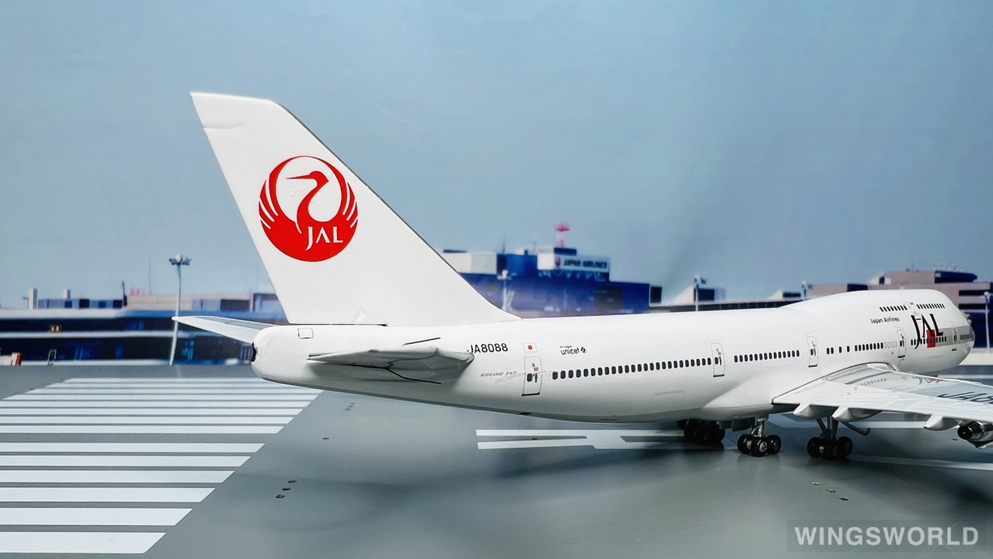 Phoenix 1:400 PH10345B Japan Airlines 日本航空 Boeing 747-400 JA8088