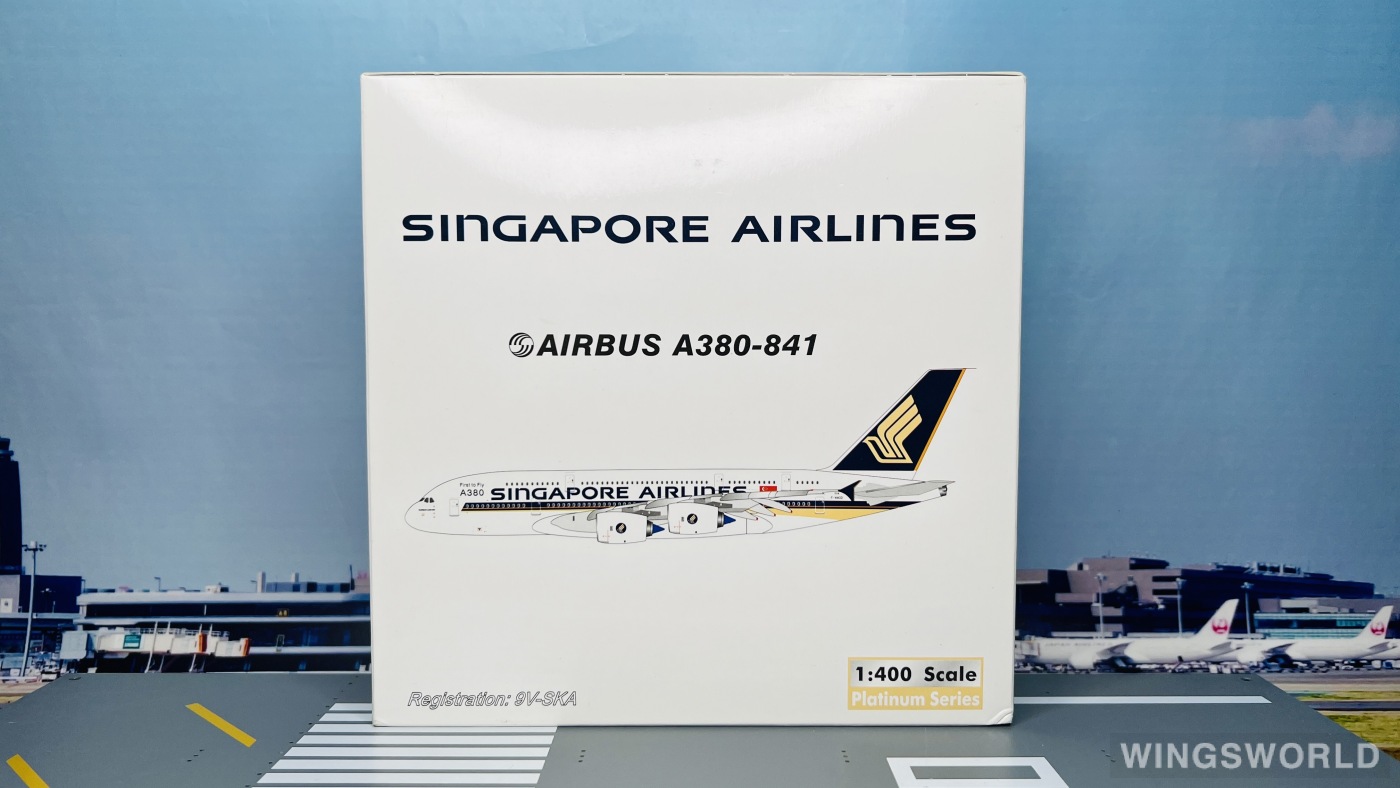 Phoenix 1:400 PH10185 Singapore Airlines 新加坡航空 Airbus A380-800 9V-SKA