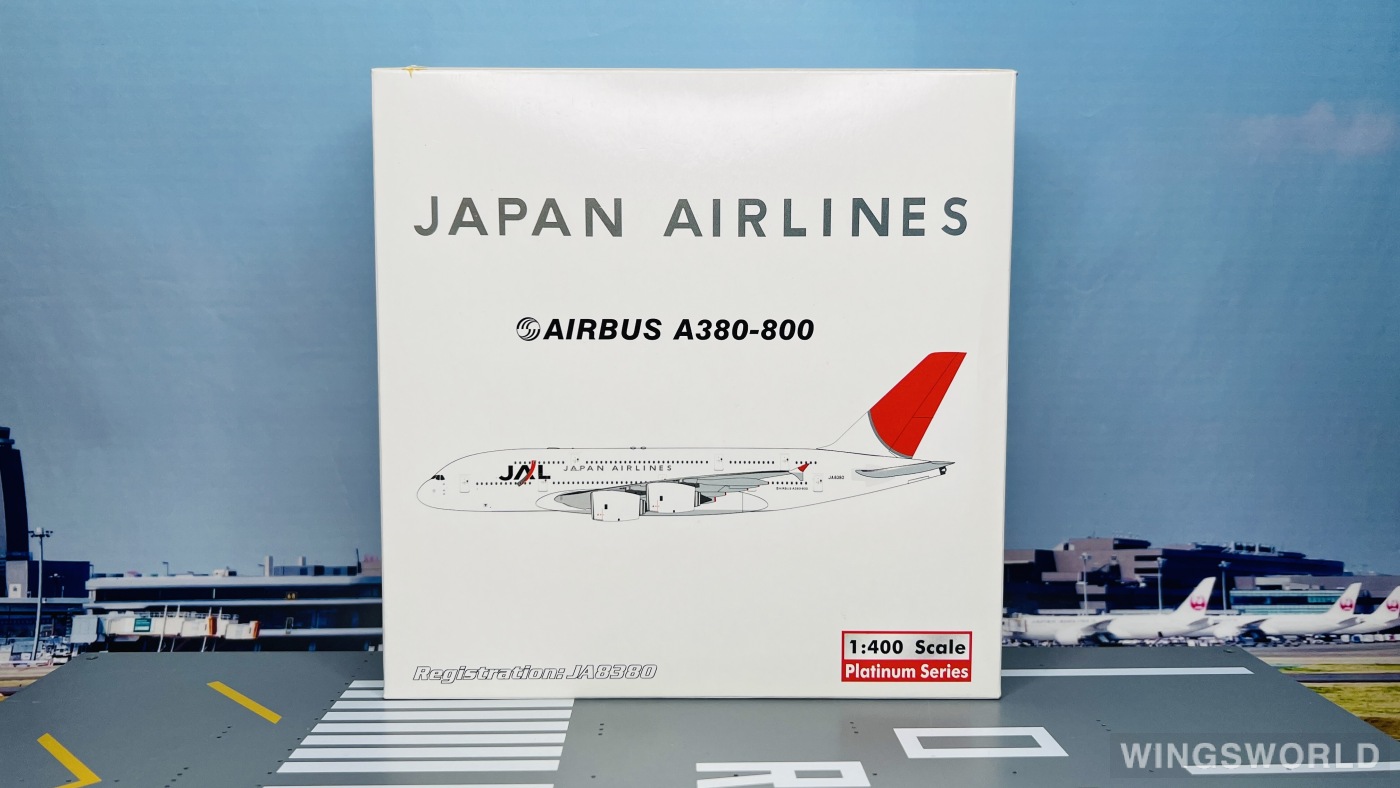 Phoenix 1:400 PH10177 Japan Airlines 日本航空 Airbus A380-800 JA8380