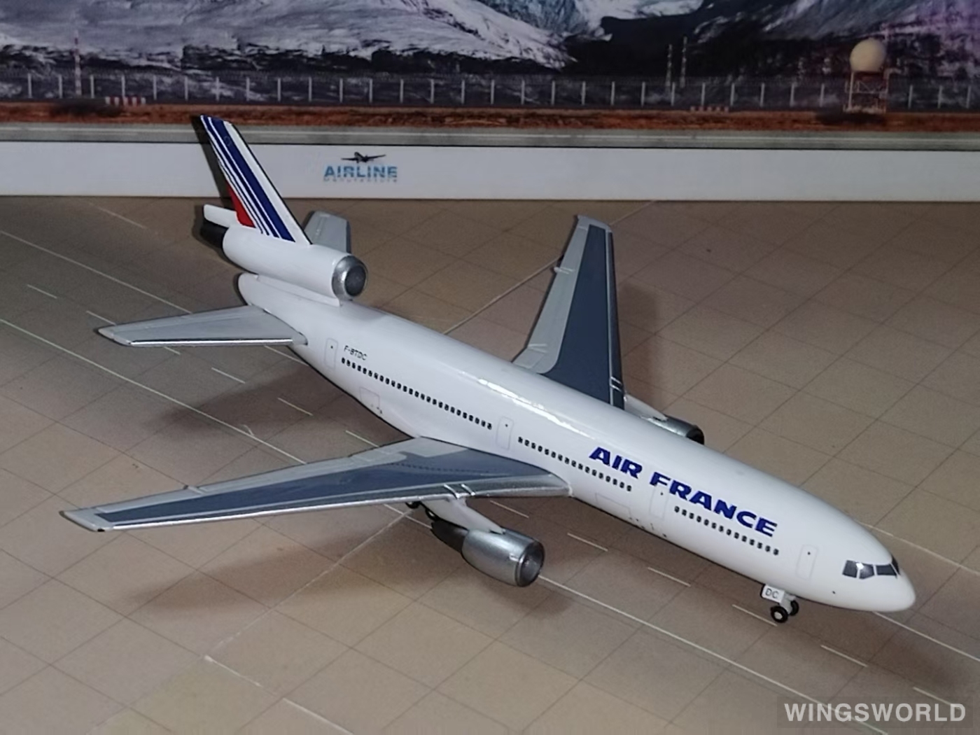 JC Wings 1:400 XX4807 Air France 法国航空 McDonnell Douglas DC-10 F-BTDC