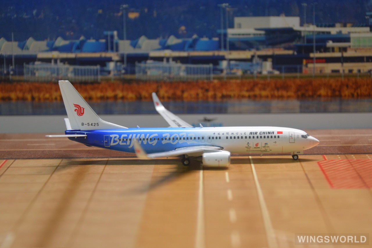 JC Wings 1:400 Boeing 737-800 Air China 中国国际航空XX4479 B-5425 