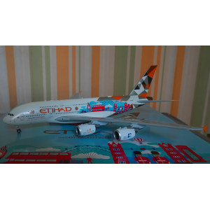 Etihad Airways 阿提哈德航空 Airbus A380-800 A6-APC  XX2424 JC Wings 1:200