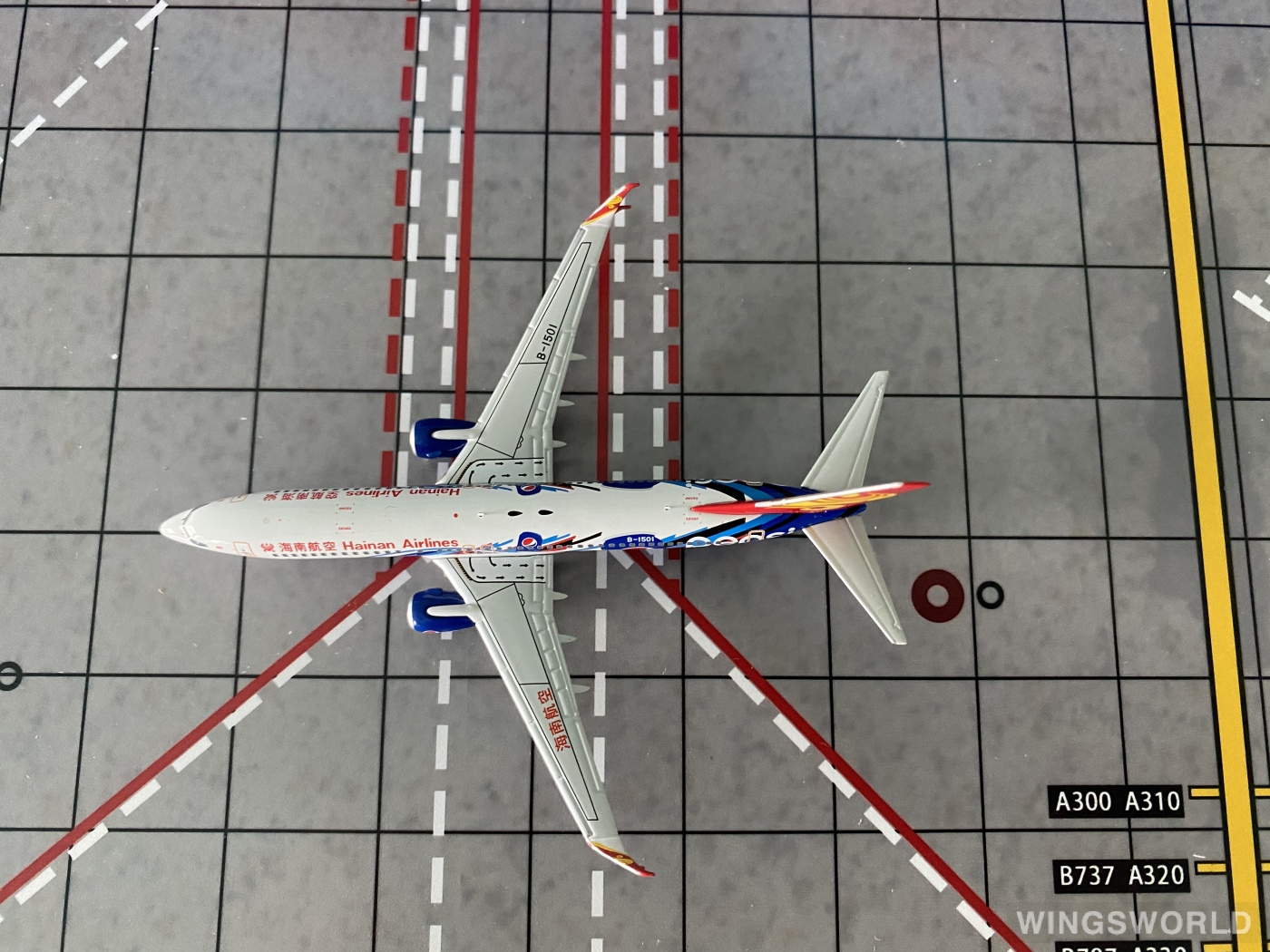 NGmodels 1:400 NG58178 Hainan Airlines 海南航空 Boeing 737-800 B-1501