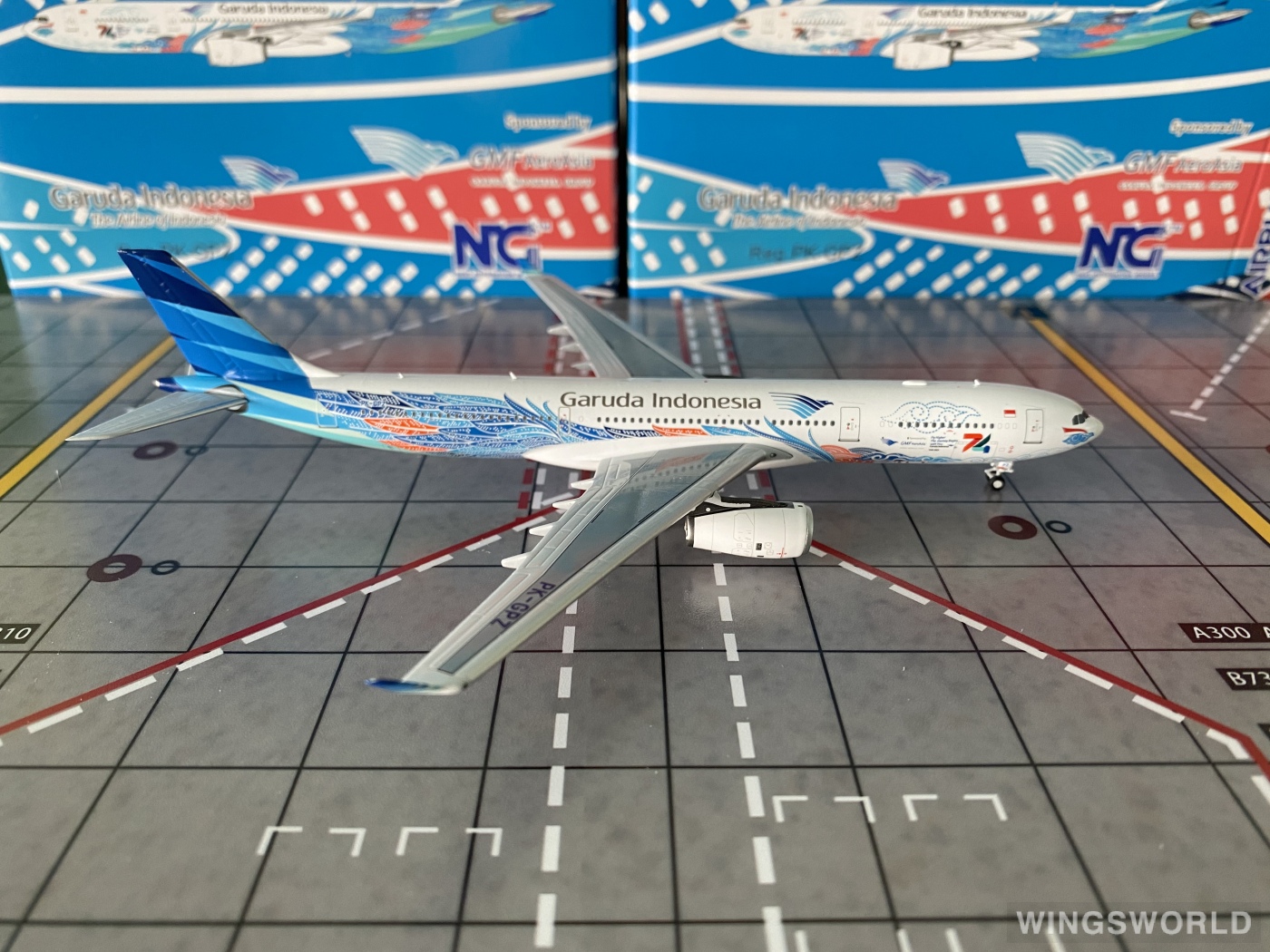 NGmodels 1:400 NG62053 Garuda Indonesia 印度尼西亚鹰航 Airbus A330-300 PK-GPZ