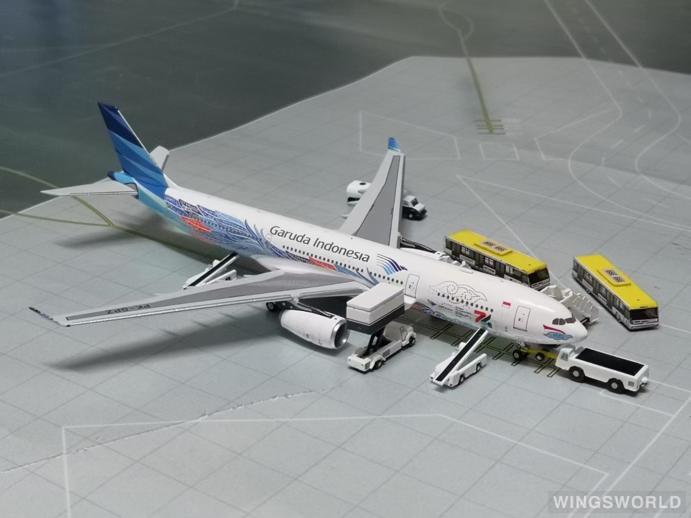 NGmodels 1:400 NG62053 Garuda Indonesia 印度尼西亚鹰航 Airbus A330-300 PK-GPZ