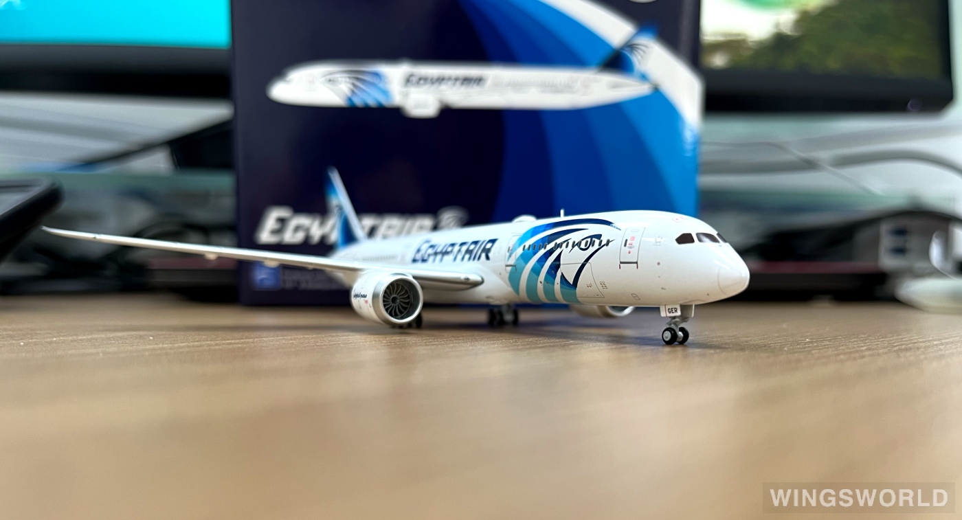 JC Wings 1:400 LH4144 EgyptAir 埃及航空 Boeing 787-9 SU-GER