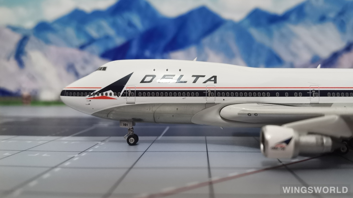 Phoenix 1:400 PH04539 Delta Air Lines 达美航空 Boeing 747-100 N9896