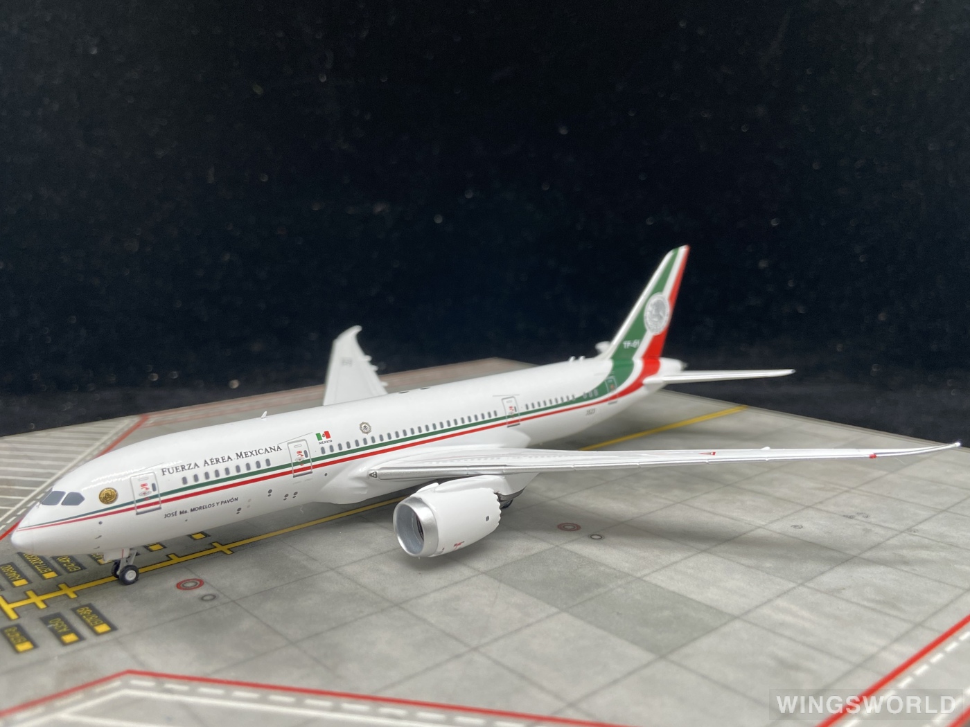 NGmodels 1:400 NG59022 Mexican Air Force 墨西哥空军 Boeing 787-8 TP-01