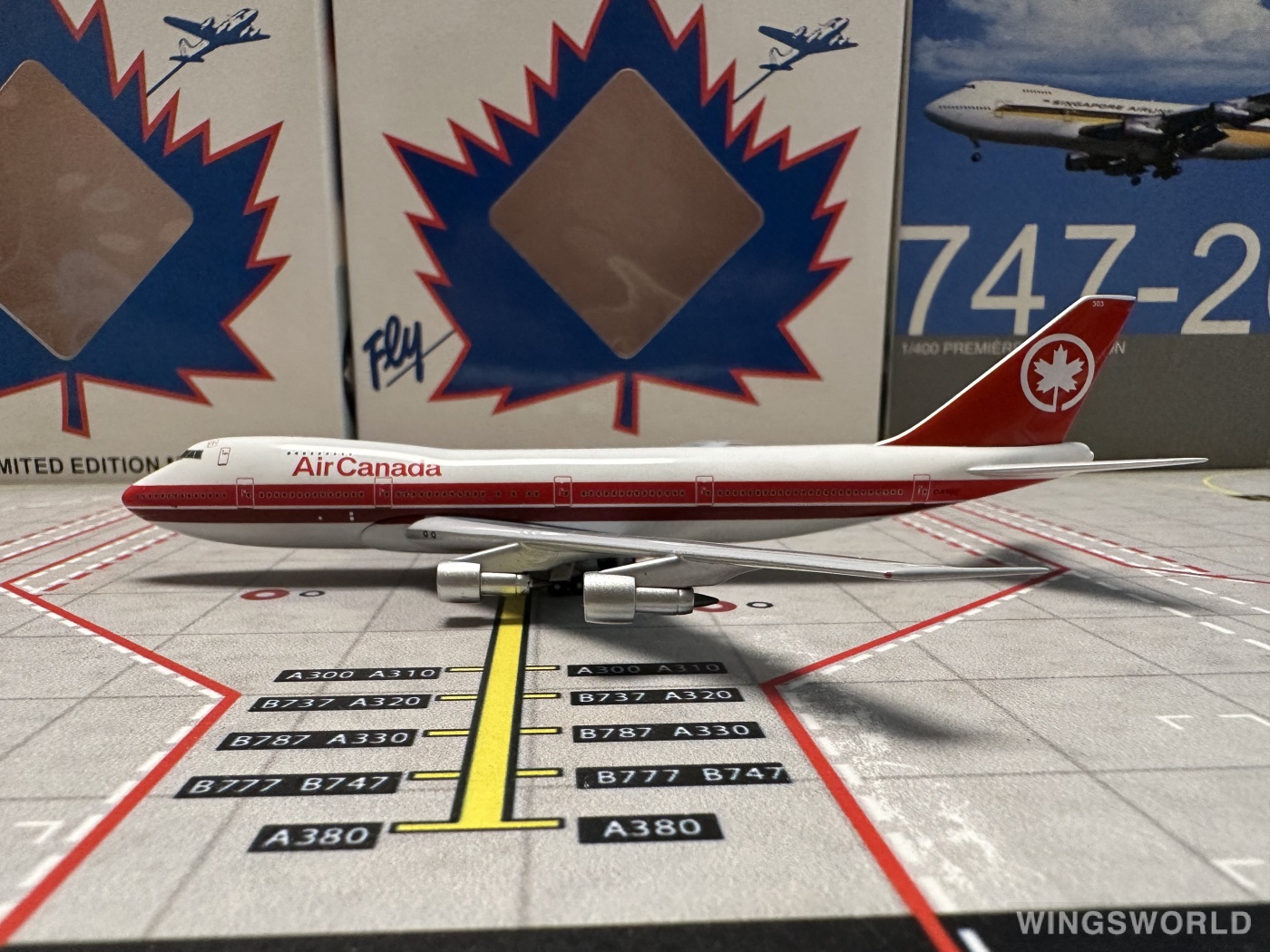 AeroClassics 1:400 ACACA023 Air Canada 加拿大航空 Boeing 747-100 C-FTOC