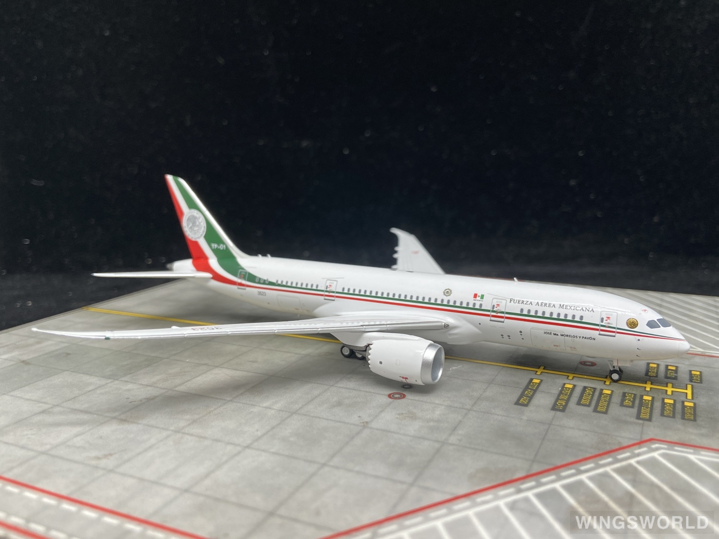 NGmodels 1:400 NG59022 Mexican Air Force 墨西哥空军 Boeing 787-8 TP-01