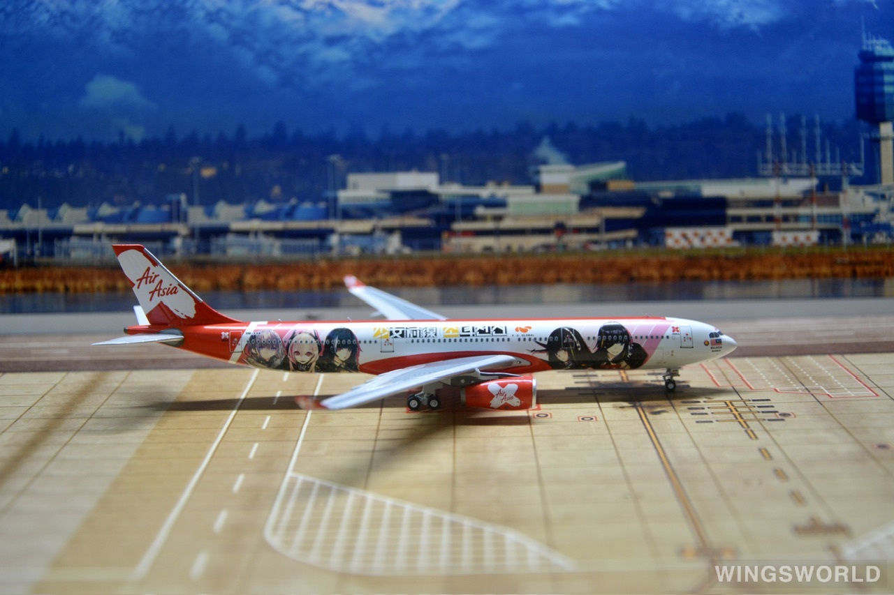 NGmodels 1:400 NG62062 AirAsia 亚洲航空 Airbus A330-300 9M-XXB