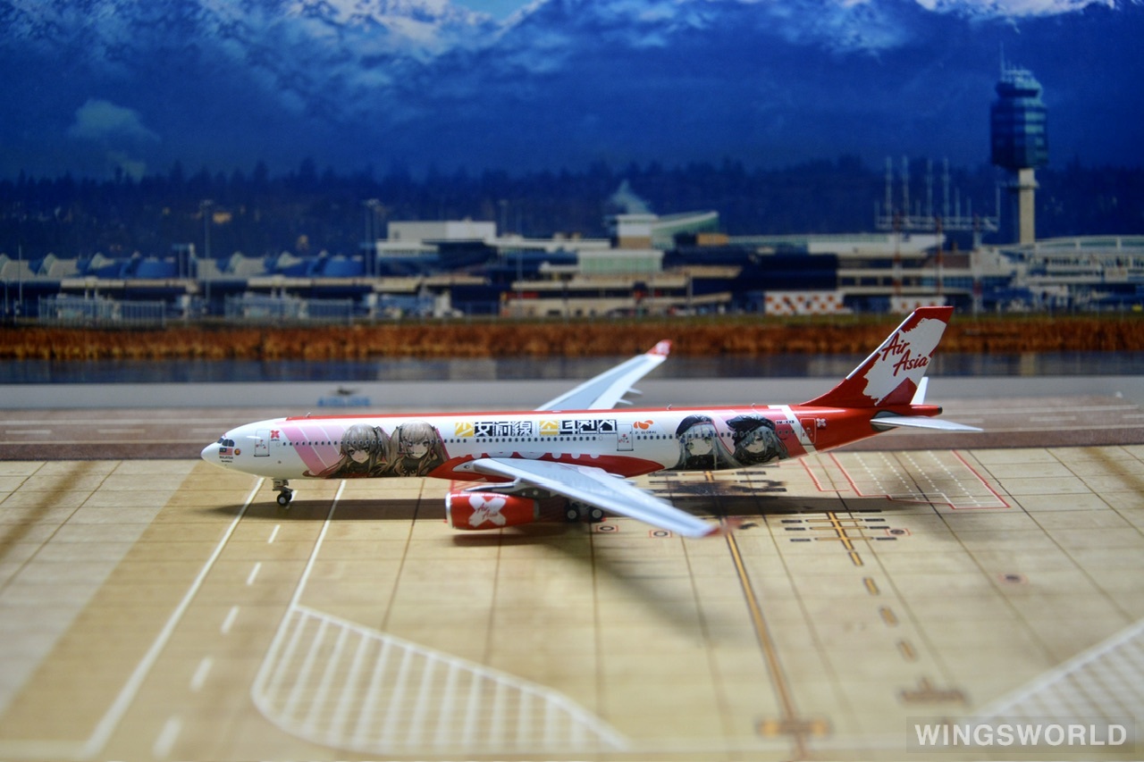 NGmodels 1:400 NG62062 AirAsia 亚洲航空 Airbus A330-300 9M-XXB