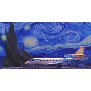 Dassault 达索公司 Dassault Falcon 7X N666ZL  NG71011 NGmodels 1:200