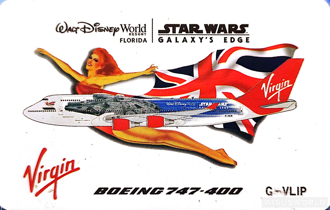 JC Wings 1:400 EW4744006 Virgin Atlantic Airways 维珍航空 Boeing 747-400 G-VLIP