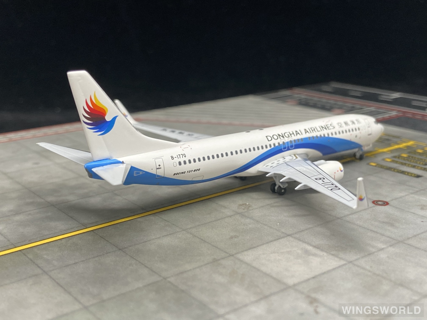 Pandamodel 1:400 PM-B1770 Donghai Airlines 东海航空 Boeing 737-800 B-1770