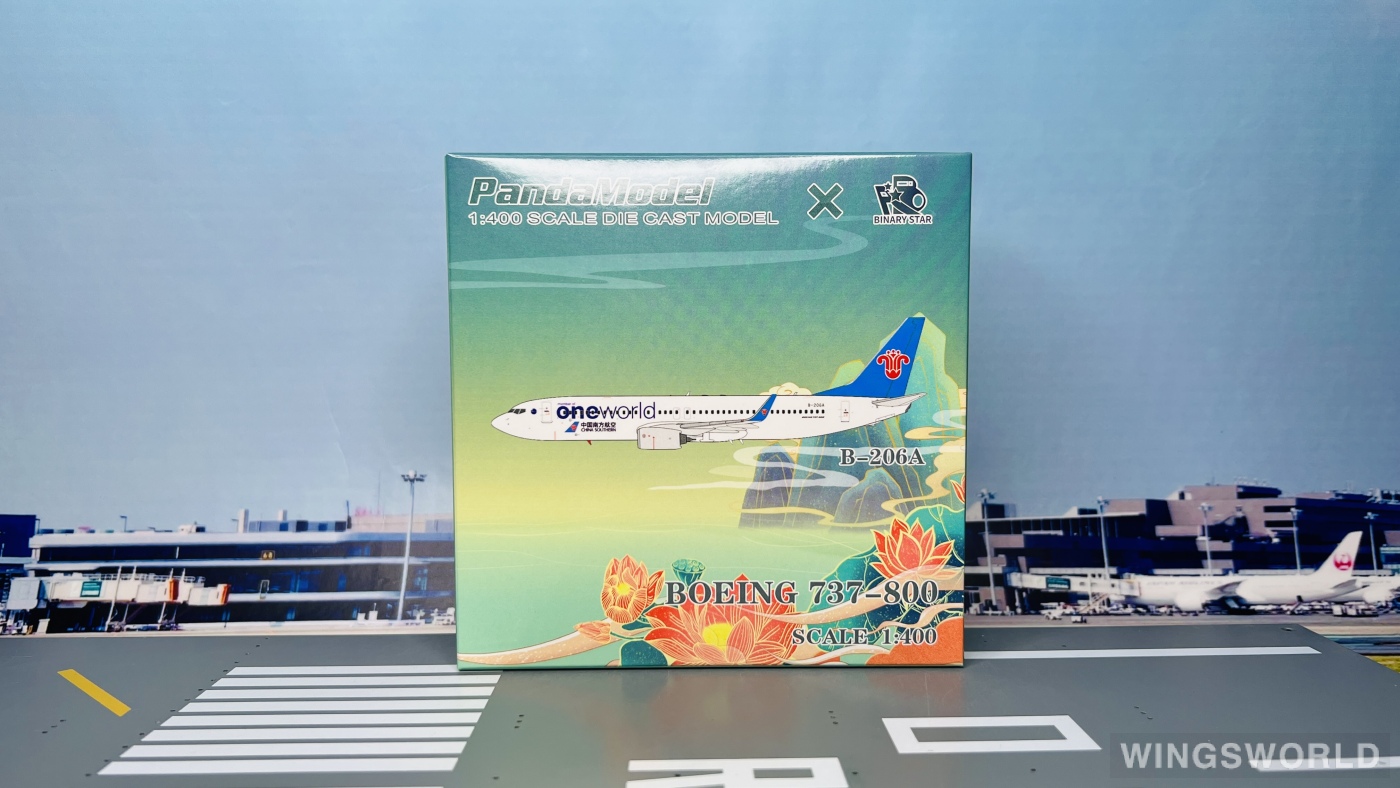 Pandamodel 1:400 73802 China Southern 中国南方航空 Boeing 737-800 B-206A