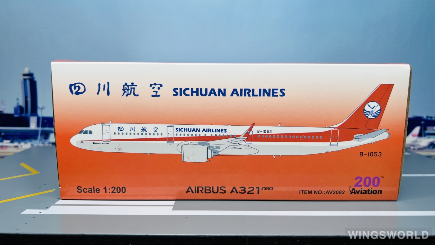 Aviation200 1:200 AV2082 Sichuan Airlines 四川航空 Airbus A321neo B-1053