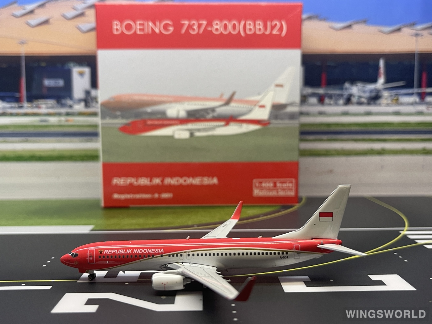 Phoenix 1:400 PH11741 Indonesia Air Force 印尼空军 Boeing 737-800 A-001