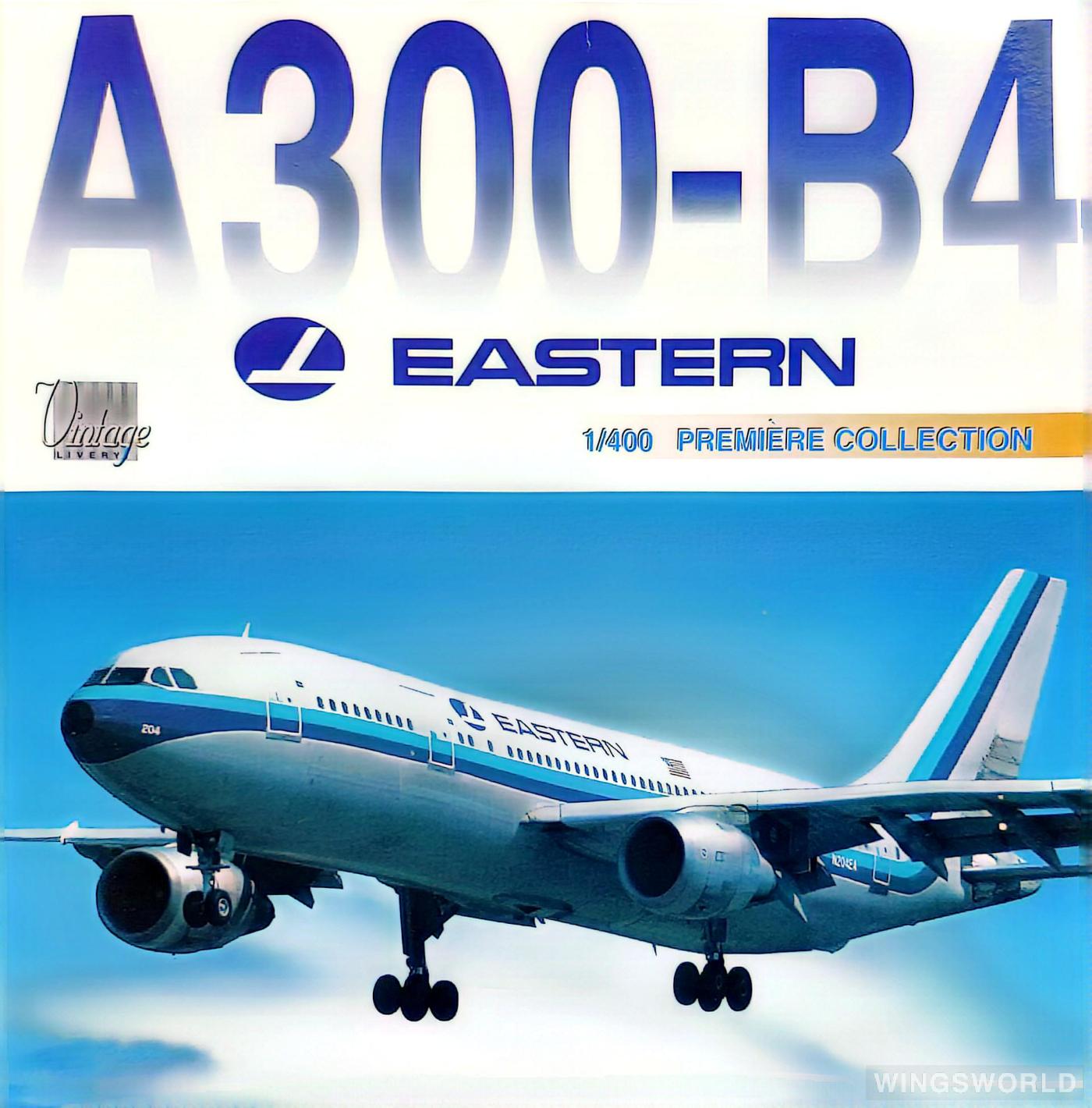 Dragon Models 1:400 55247 Eastern Air Lines 美国东方航空 Airbus A300B4/B2 N204EA