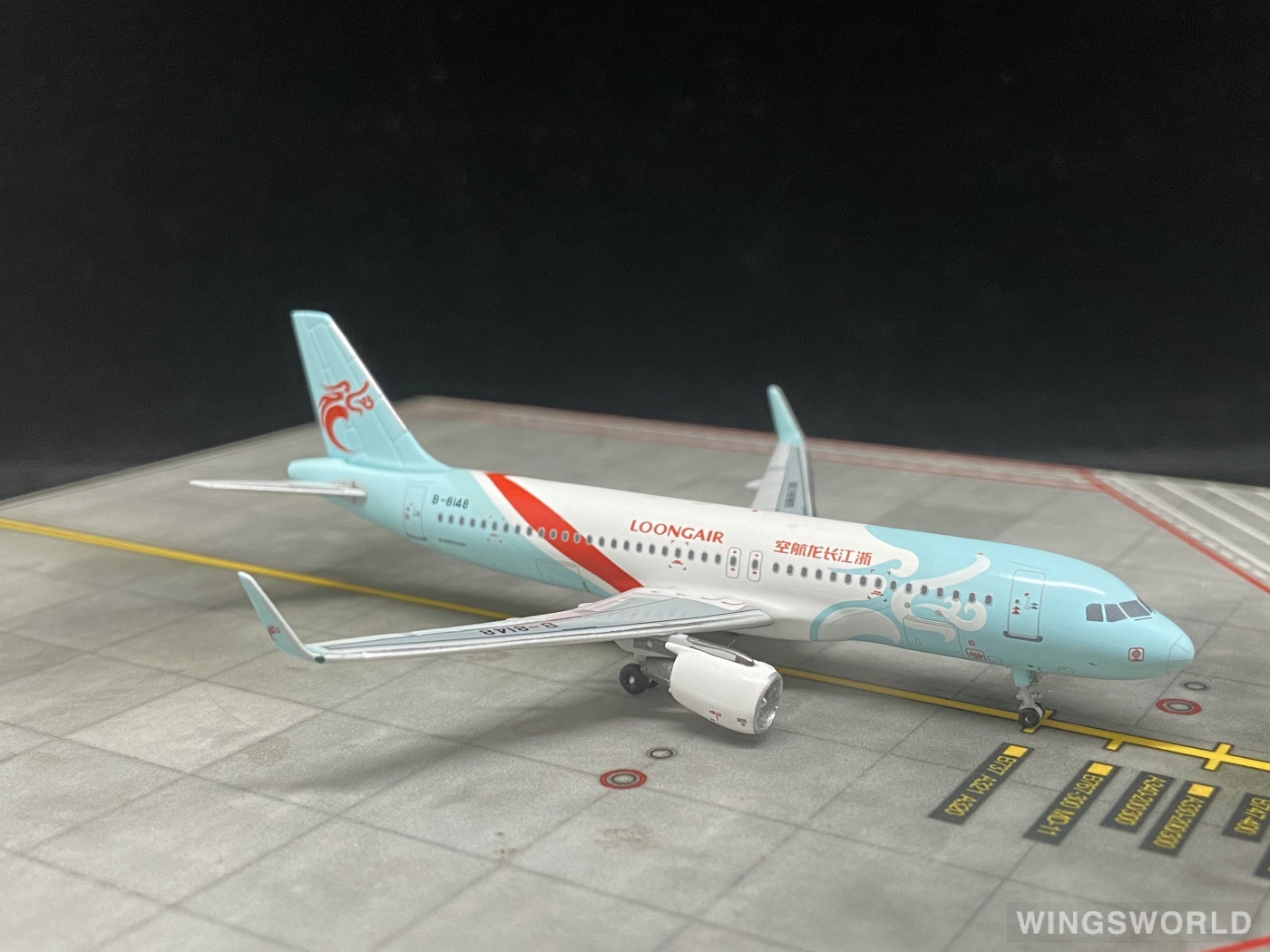 Pandamodel 1:400 PMB8148 Loong Air 浙江长龙航空 Airbus A320 B-8148