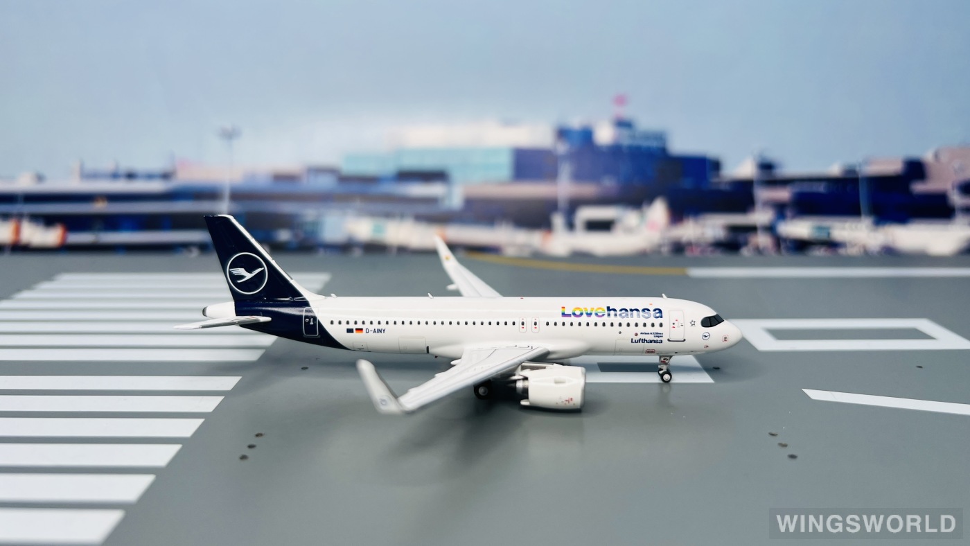 NGmodels 1:400 NG15009 Lufthansa 汉莎航空 Airbus A320neo D-AINY