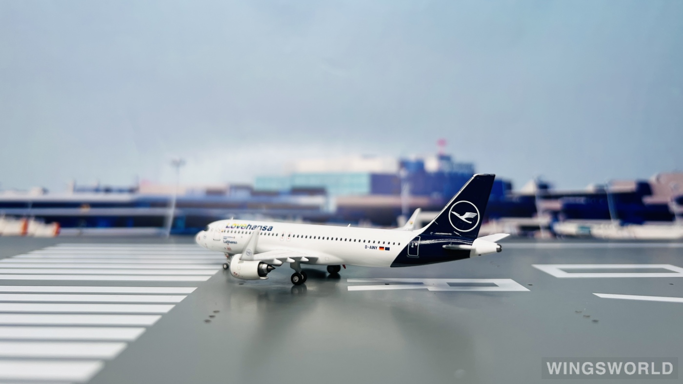 NGmodels 1:400 NG15009 Lufthansa 汉莎航空 Airbus A320neo D-AINY