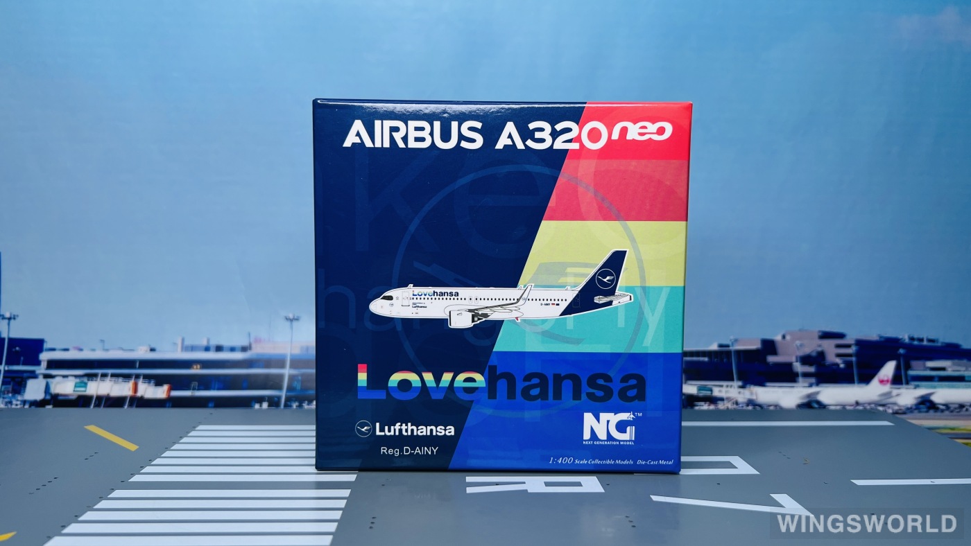 NGmodels 1:400 NG15009 Lufthansa 汉莎航空 Airbus A320neo D-AINY