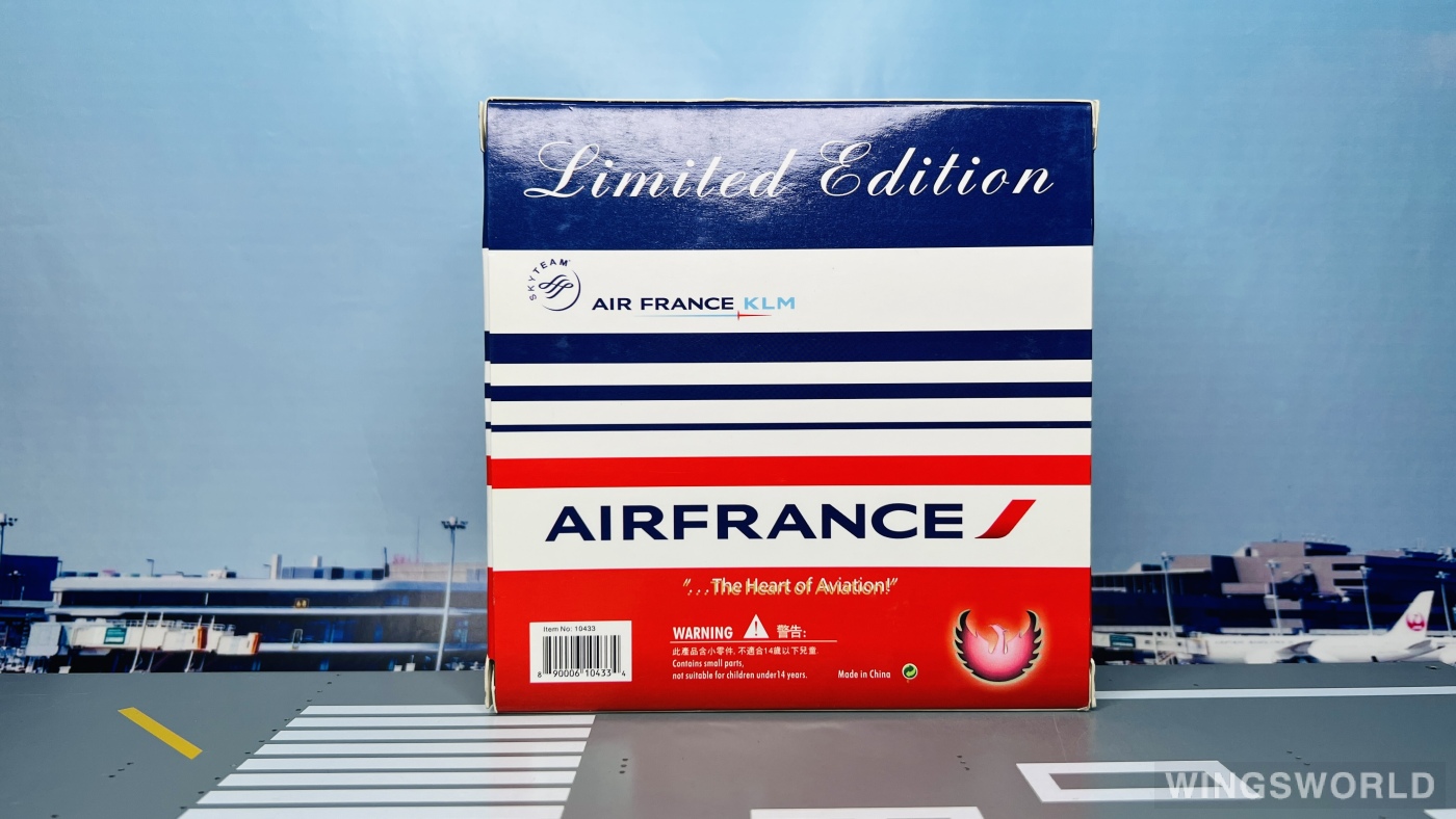 Phoenix 1:400 PH10433 Air France 法国航空 Airbus A330-200 F-GZCL