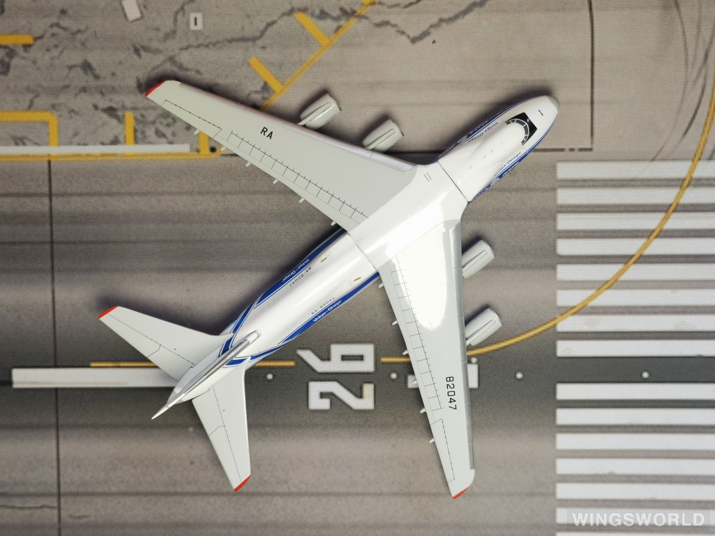 Geminijets 1:400 GJVDA511 Volga-Dnepr 伏尔加-第聂伯航空 Antonov An-124 RA-82047