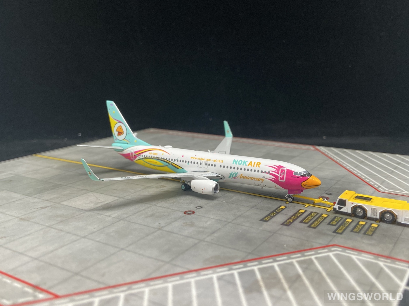 Phoenix 1:400 PH11238 Nok Air 皇雀航空 Boeing 737-800 HS-DBQ