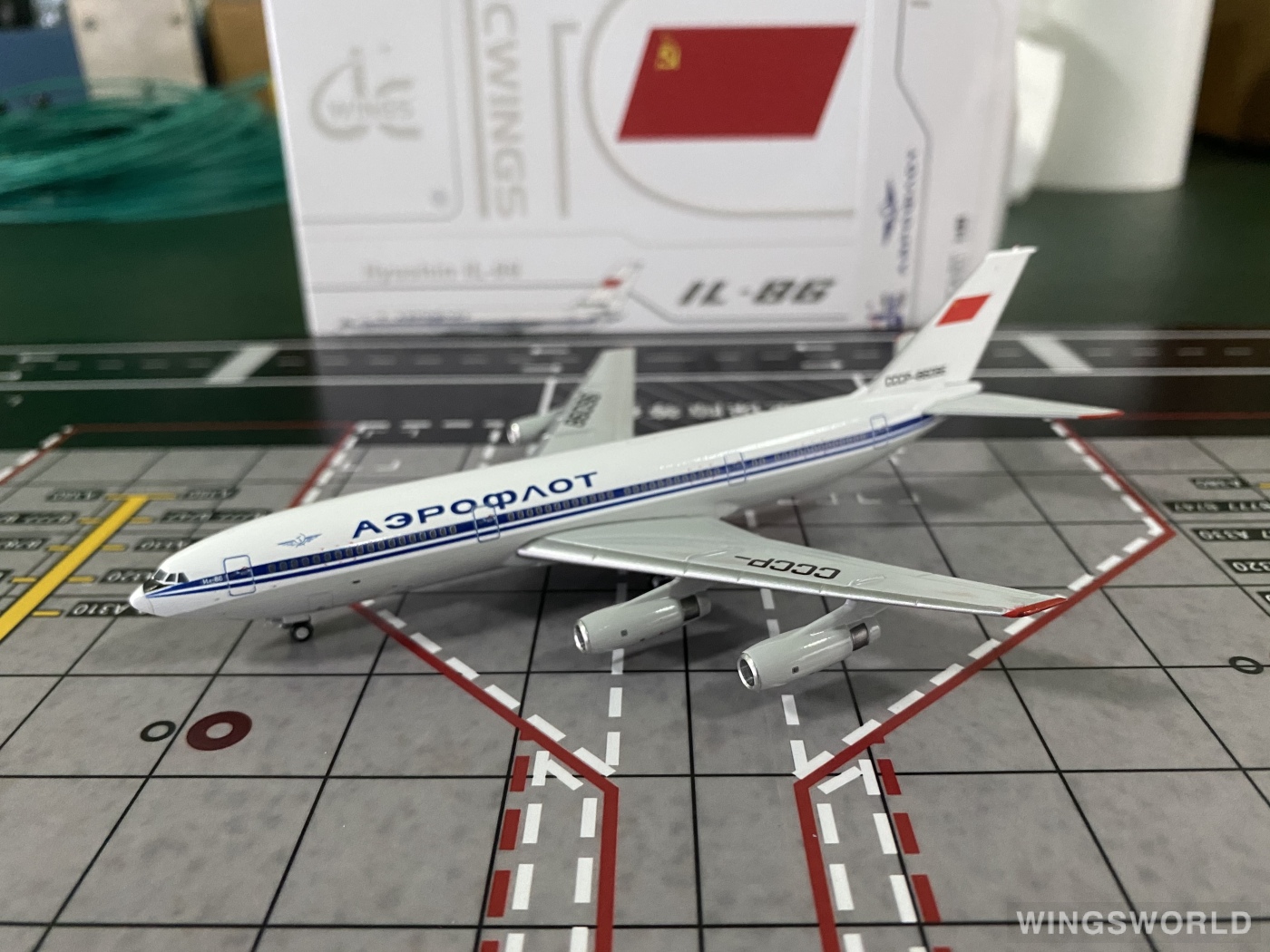 JC Wings 1:400 XX40089 Aeroflot 俄罗斯航空 Ilyushin Il-86 CCCP-86096