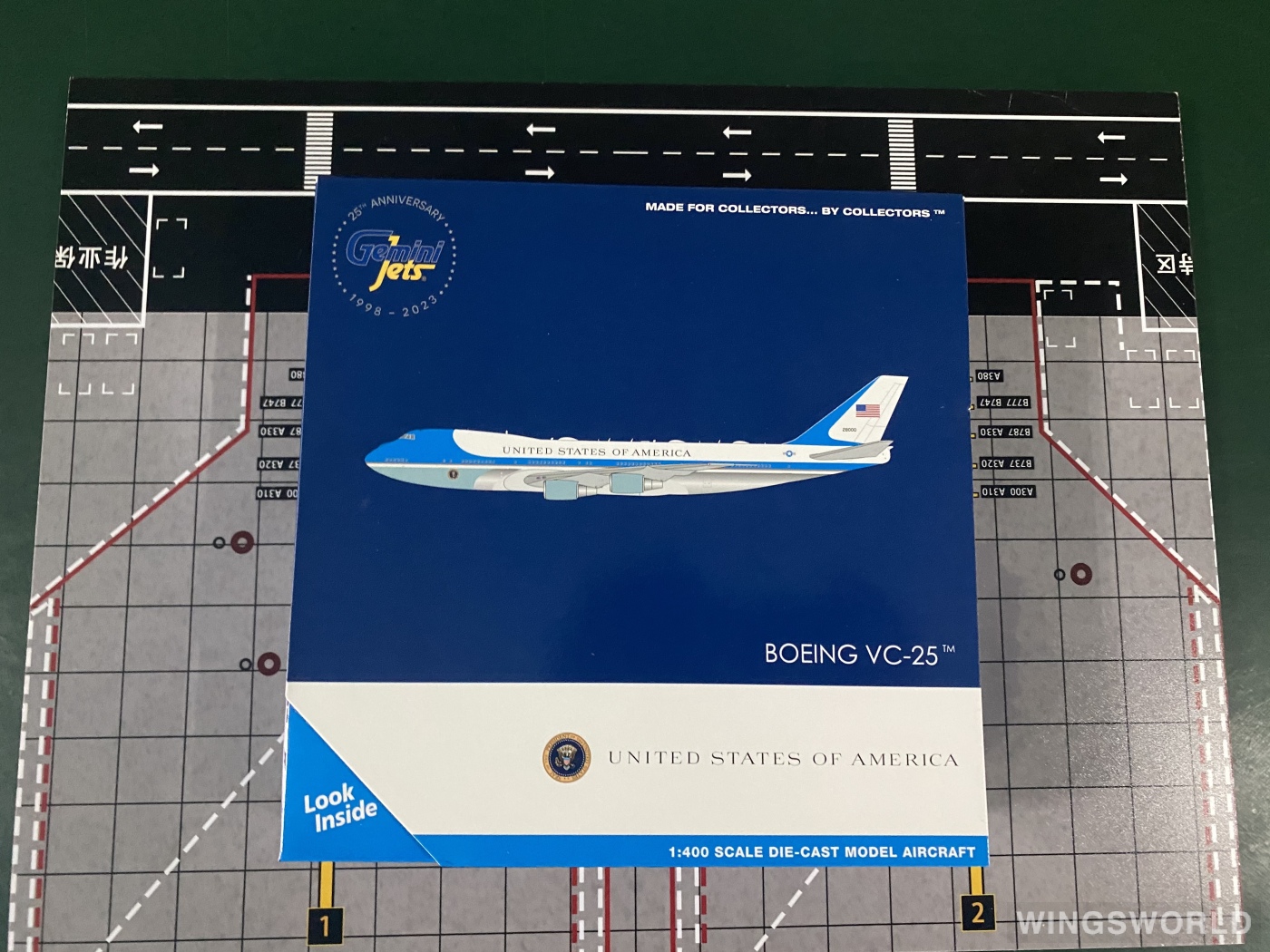 Geminijets 1:400 GJAFO2173 USAF 美国空军 Boeing 747-200 28000