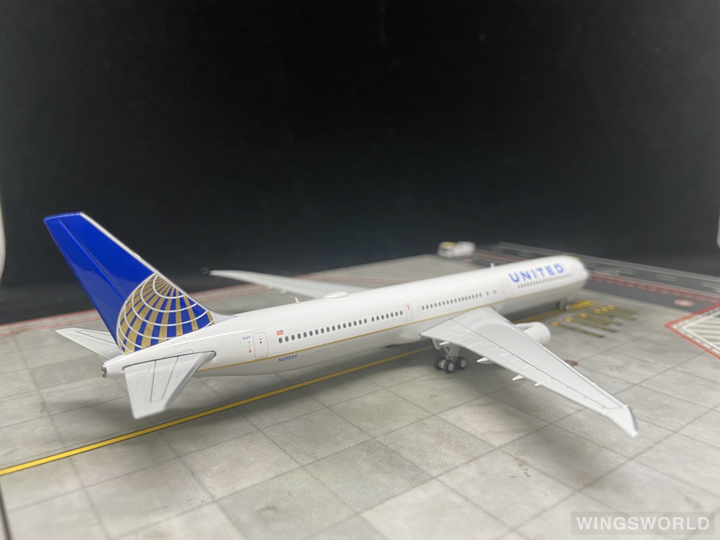 Geminijets 1:400 GJUAL2155 United Airlines 美国联合航空 Boeing 767-400 N69059