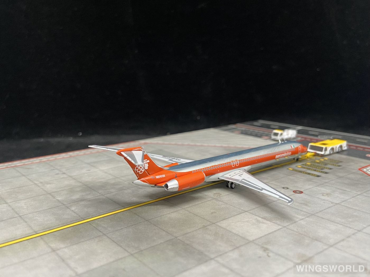 Geminijets 1:400 GJAMX1165 Aeroméxico 墨西哥国际航空 McDonnell Douglas MD-82 N1003X
