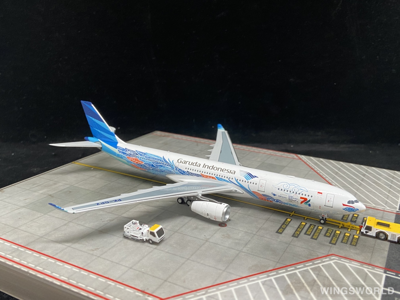 NGmodels 1:400 NG62053 Garuda Indonesia 印度尼西亚鹰航 Airbus A330-300 PK-GPZ