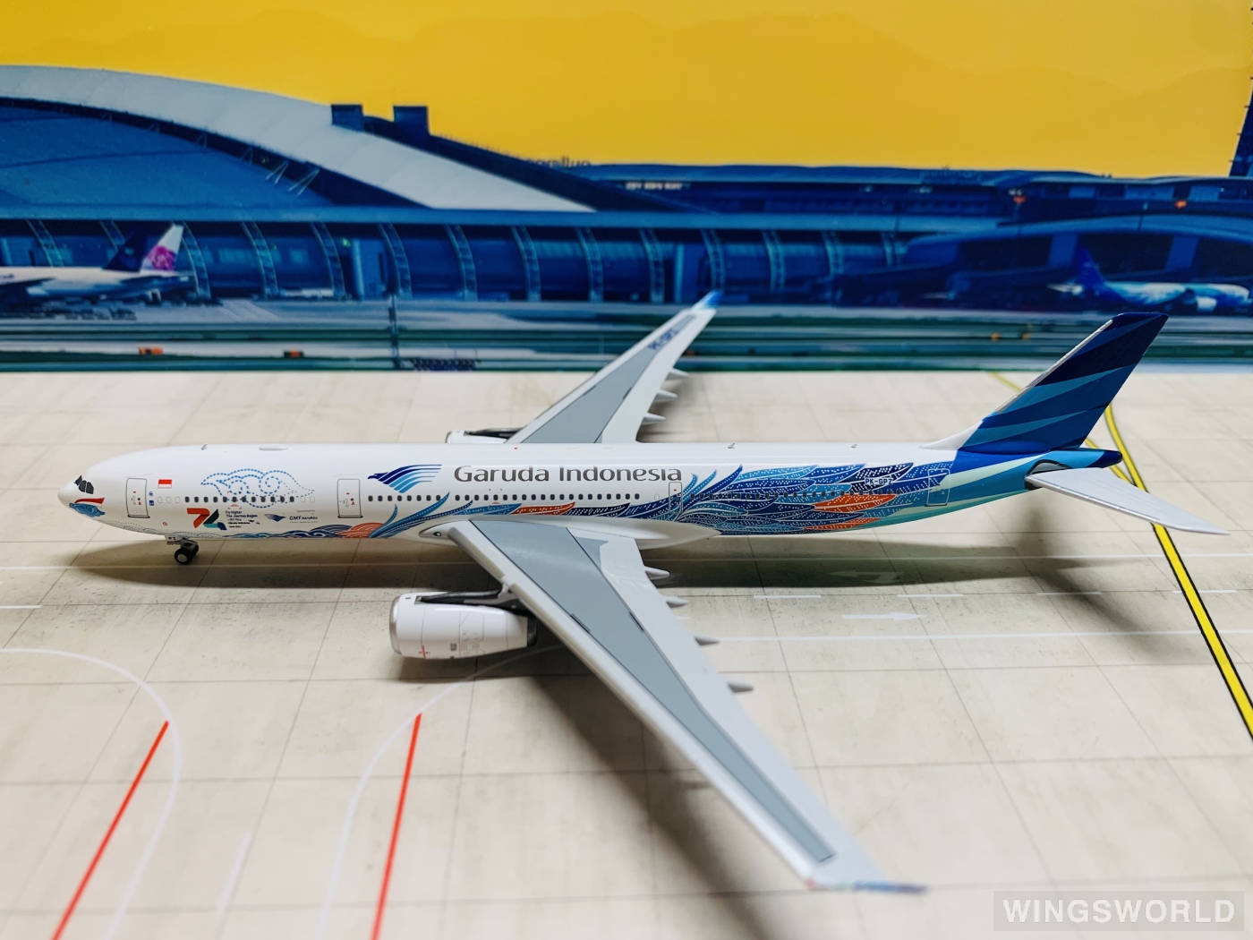 NGmodels 1:400 NG62053 Garuda Indonesia 印度尼西亚鹰航 Airbus A330-300 PK-GPZ