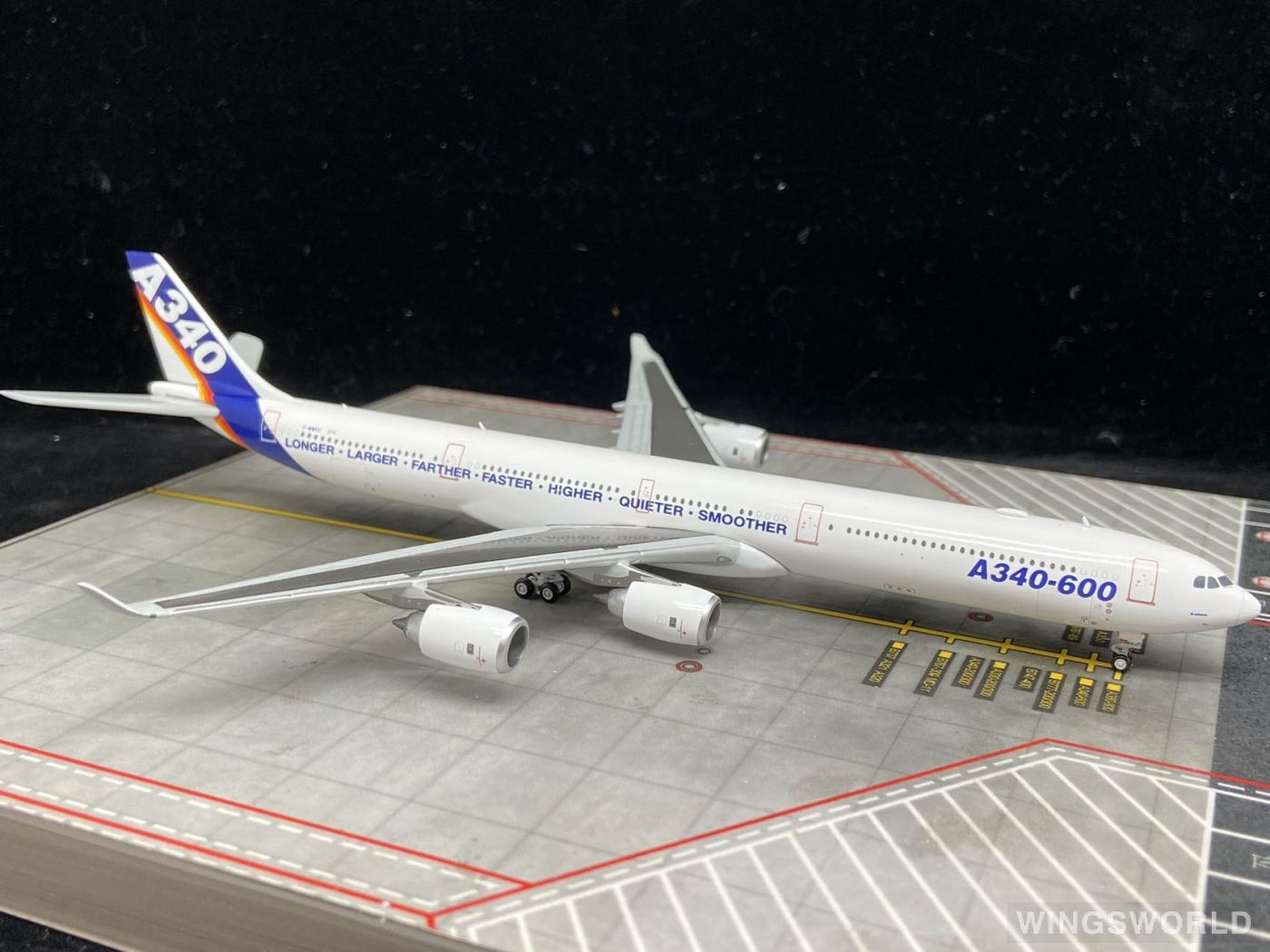 JC Wings 1:400 LH4168 Airbus 空中客车 Airbus A340-600 F-WWCC