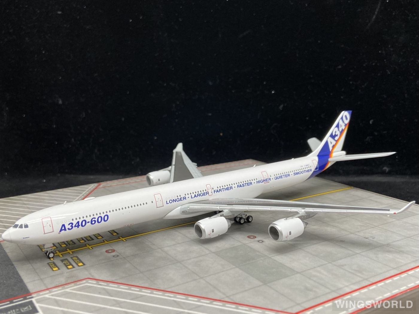 JC Wings 1:400 LH4168 Airbus 空中客车 Airbus A340-600 F-WWCC