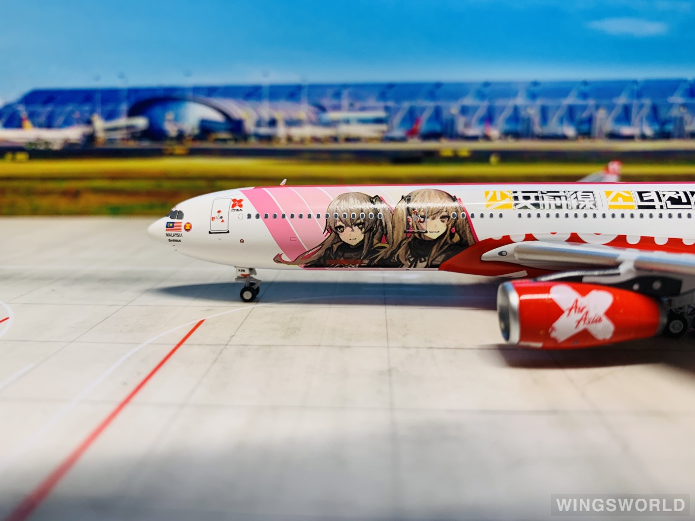 NGmodels 1:400 NG62062 AirAsia 亚洲航空 Airbus A330-300 9M-XXB