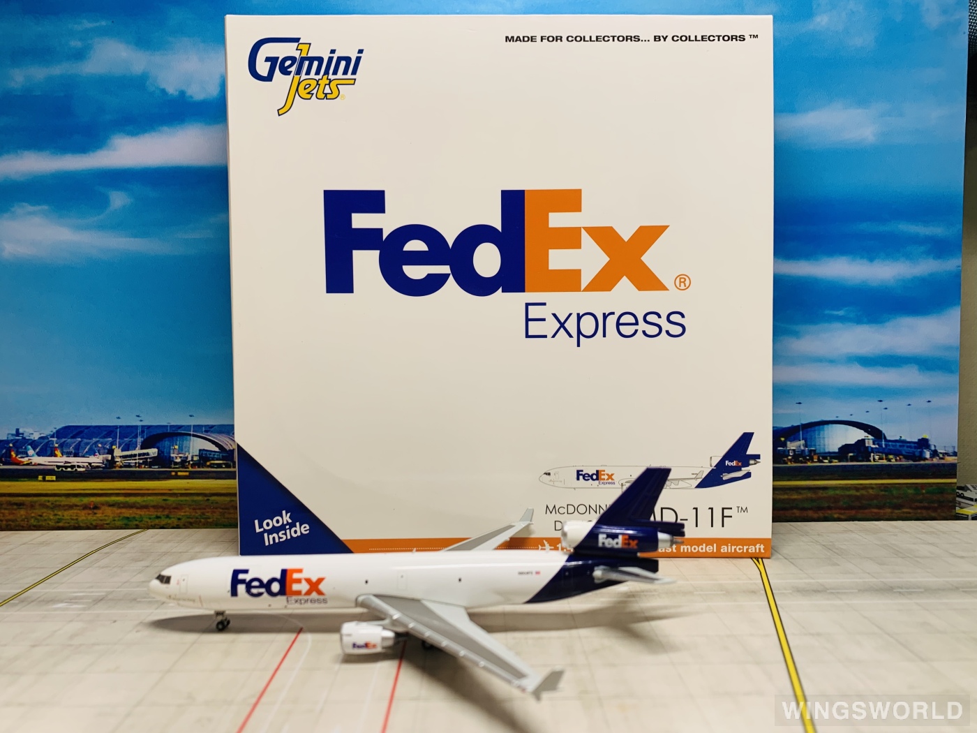 Geminijets 1:400 GJFDX1974 FedEx 联邦快递 McDonnell Douglas MD-11 N604FE