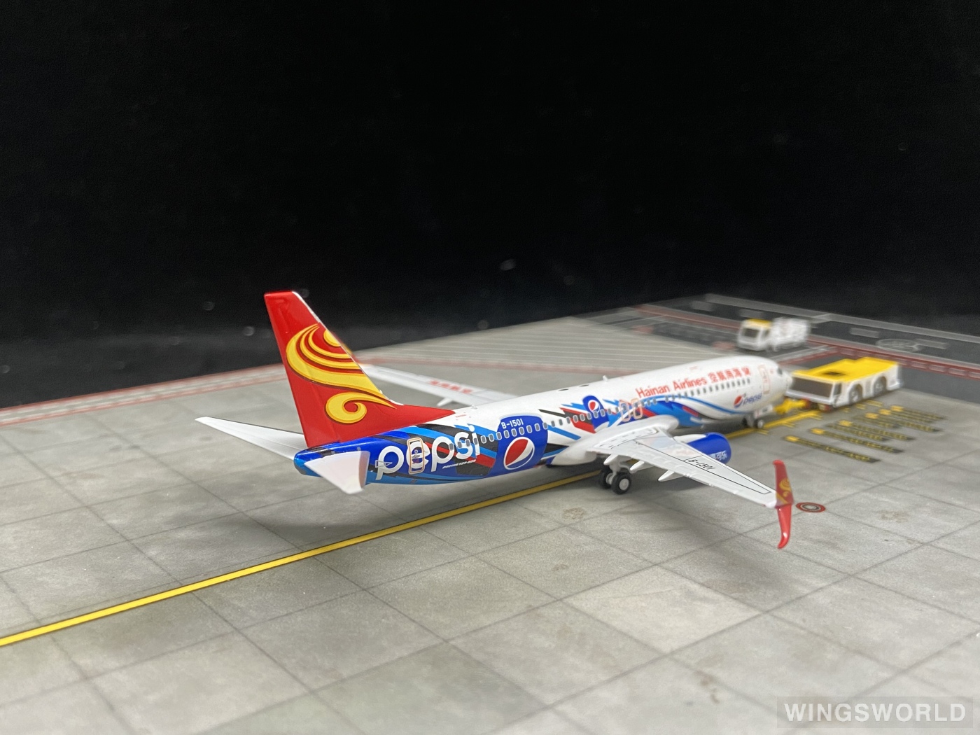 NGmodels 1:400 NG58178 Hainan Airlines 海南航空 Boeing 737-800 B-1501