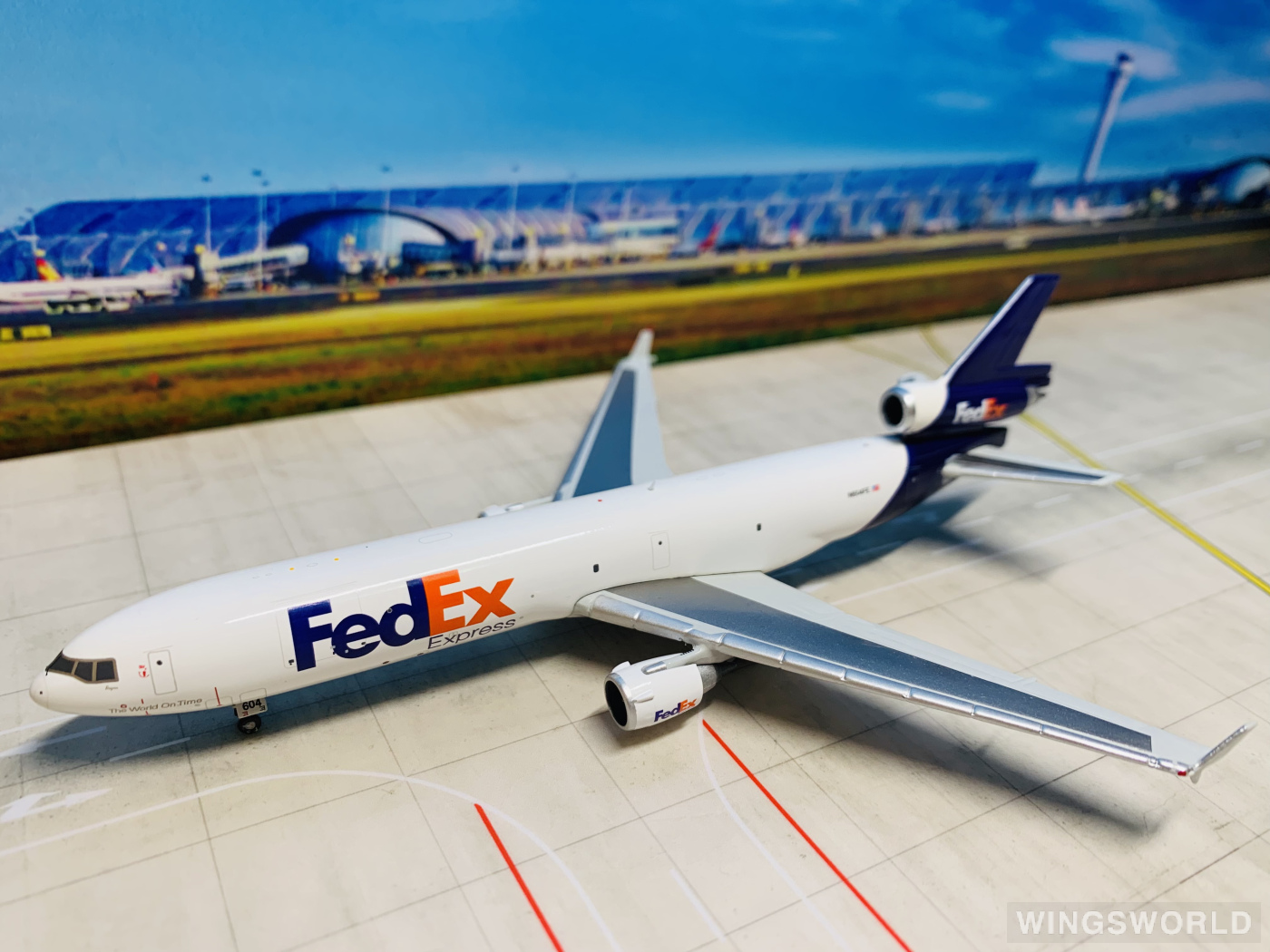 Geminijets 1:400 GJFDX1974 FedEx 联邦快递 McDonnell Douglas MD-11 N604FE