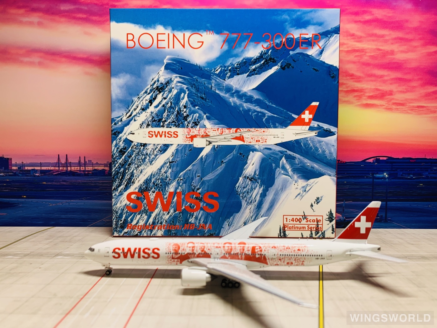 Phoenix 1:400 PH11251 Swiss 瑞士国际航空 Boeing 777-300ER HB-JNA