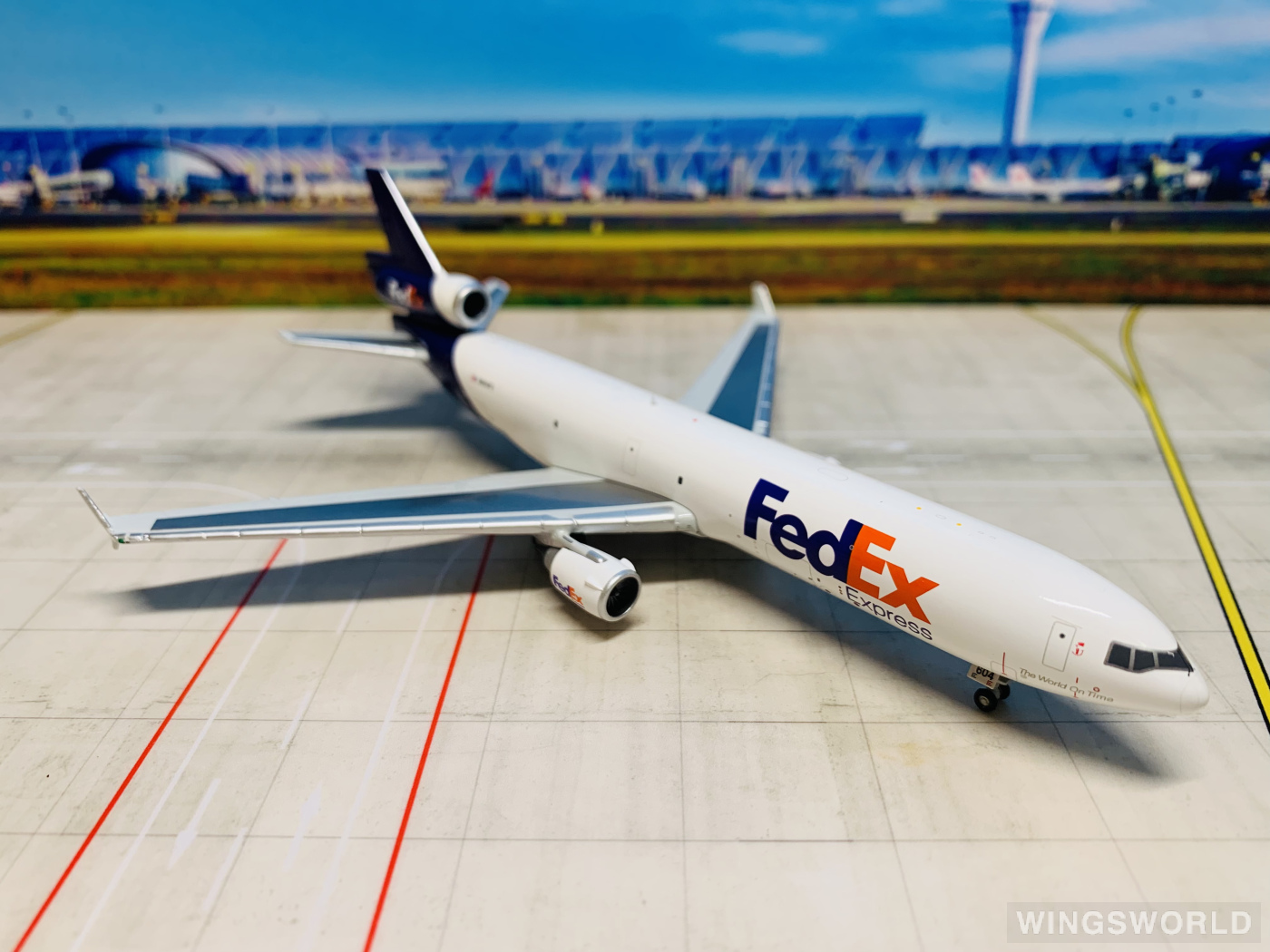 Geminijets 1:400 GJFDX1974 FedEx 联邦快递 McDonnell Douglas MD-11 N604FE