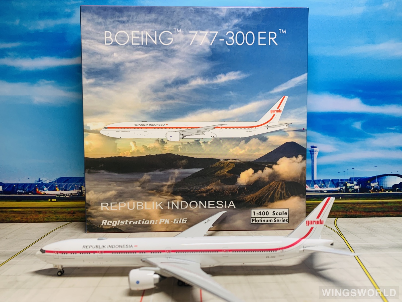 Phoenix 1:400 PH11646 Garuda Indonesia 印度尼西亚鹰航 Boeing 777-300ER PK-GIG
