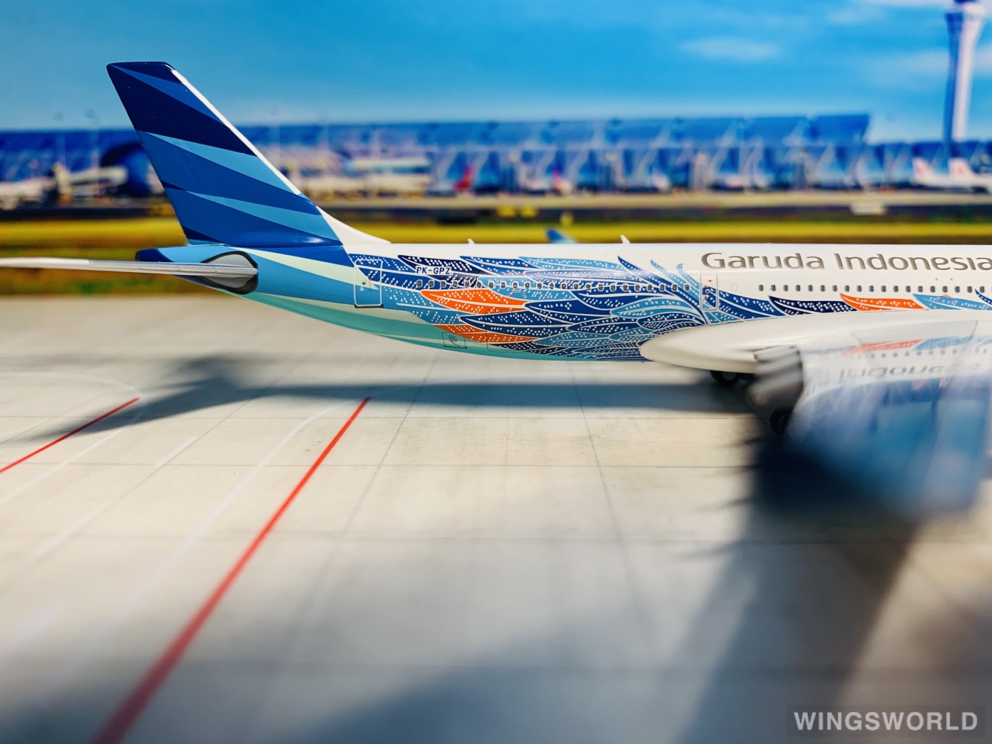 NGmodels 1:400 NG62053 Garuda Indonesia 印度尼西亚鹰航 Airbus A330-300 PK-GPZ