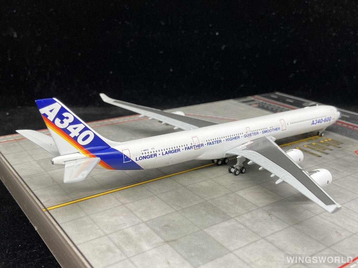 JC Wings 1:400 LH4168 Airbus 空中客车 Airbus A340-600 F-WWCC