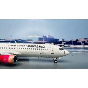 China United Airlines 中国联合航空 Boeing 737-800 B-20AD  NG 58198 NGmodels 1:400